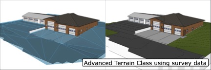 Advanced Terrain in SketchUp using survey data