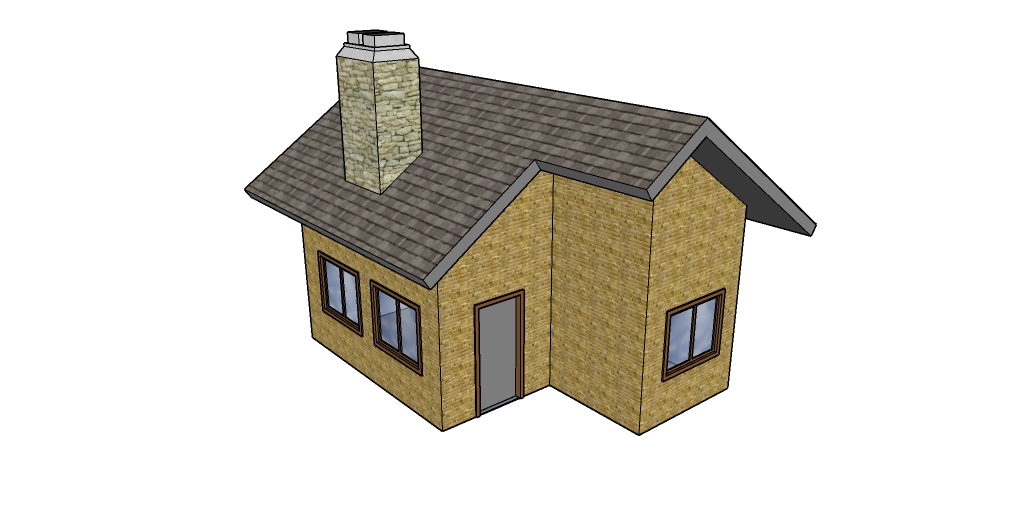 Simple SketchUp house01